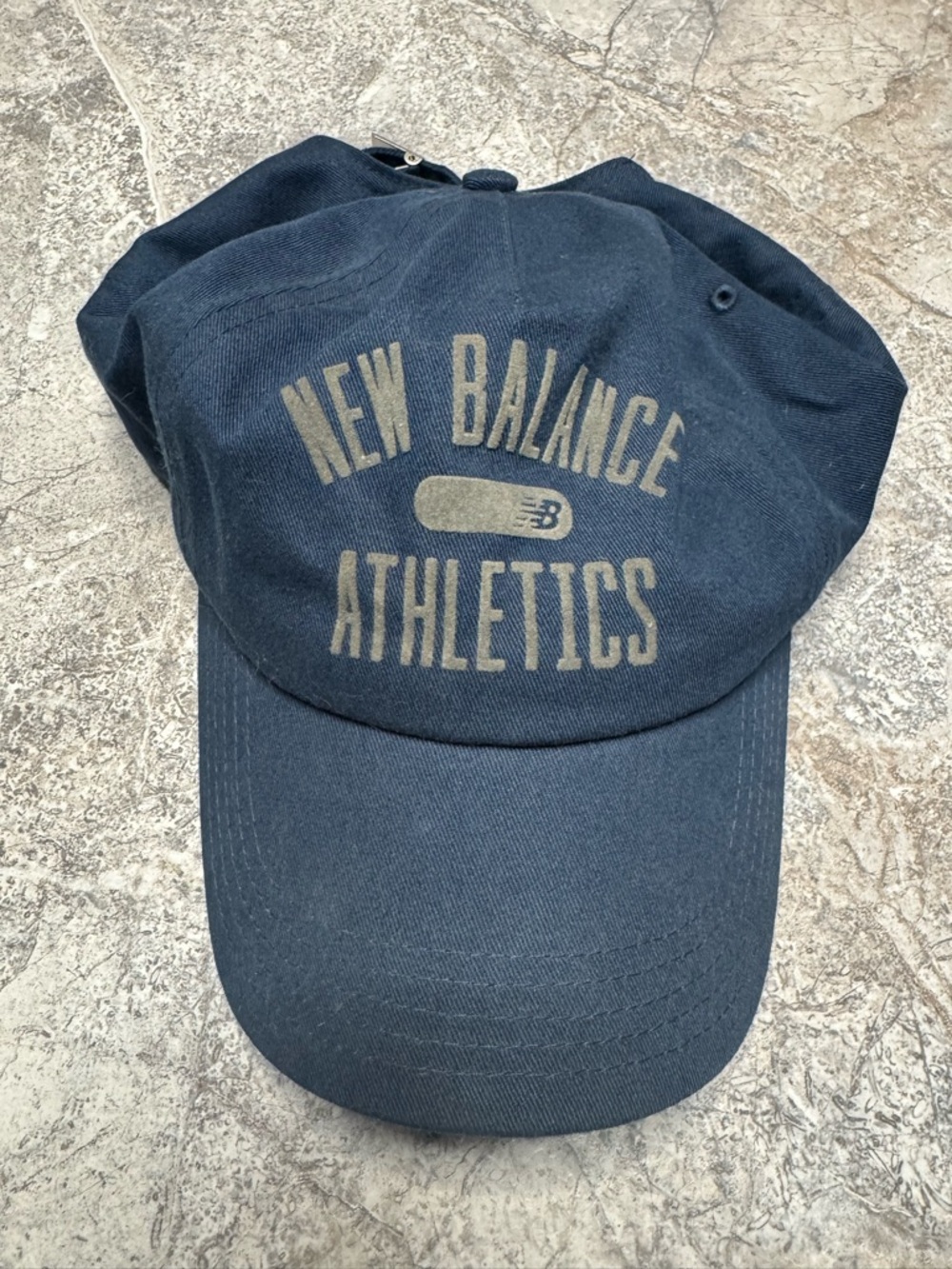 New Balance 1906 Blue and Tan Athletics Logo Cap
